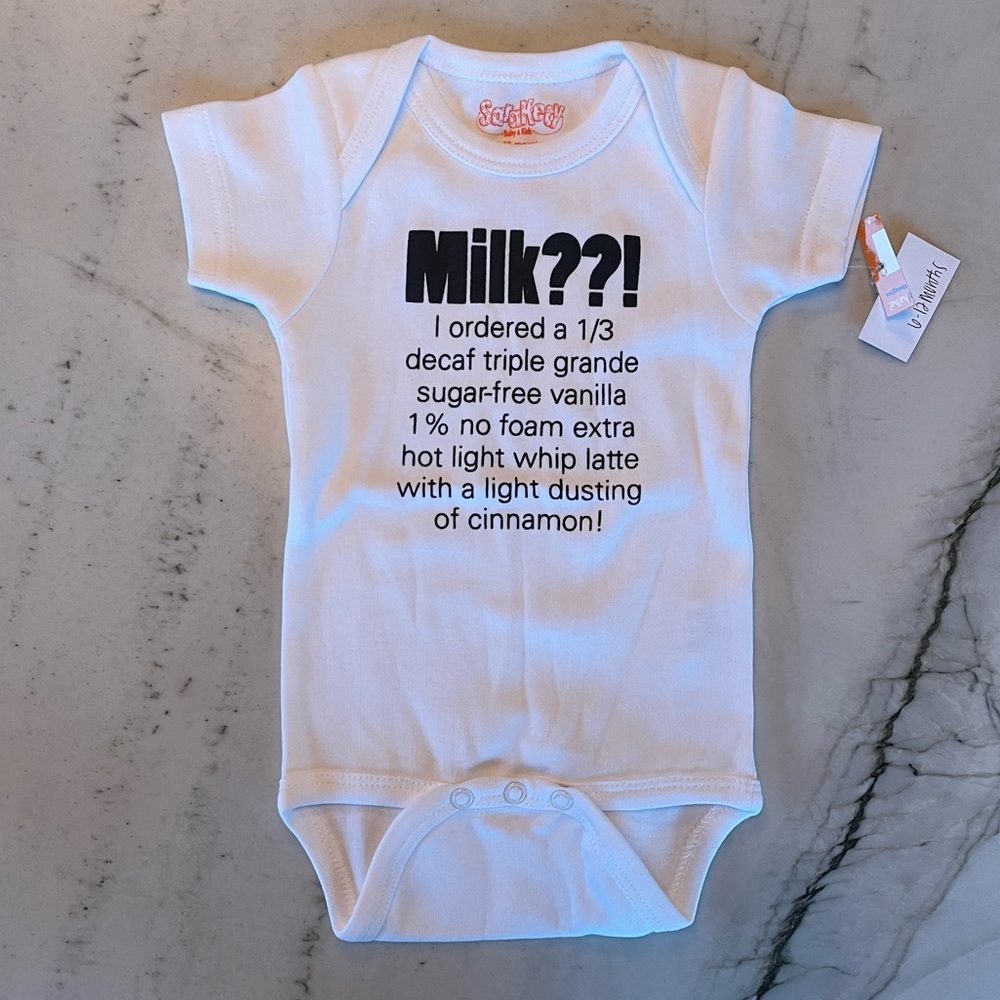 Sara Kety Unisex Milk Cotton Printed Bodysuit - Baby 6-12 months